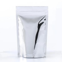 Free Shipping Food Packaging Foil Zipper 160*240+80mm 90mic Powder Bag With Window