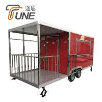 New arrived hot dog food cart coffee snack food vending trailer price